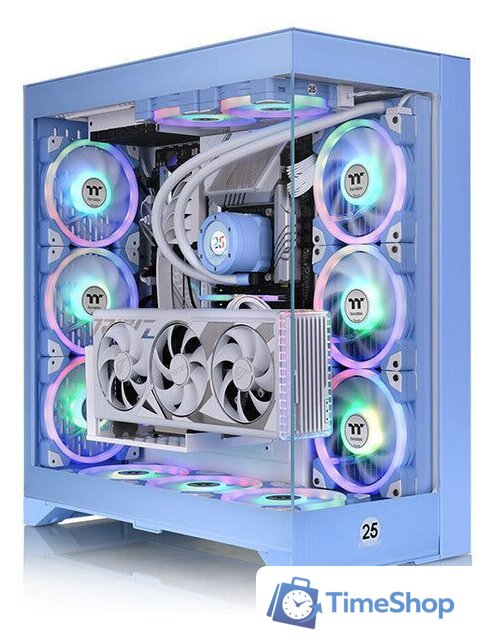 Корпус Thermaltake CTE E600 MX Hydrangea Blue CA-1Y3-00MFWN-00 - Изображение №5 — Интернет-магазин Time-Shop