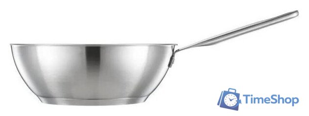 Сковорода ВОК Fiskars All Steel Pure 1065629 - Изображение №2 — Интернет-магазин Time-Shop