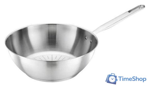 Сковорода ВОК Fiskars All Steel Pure 1065629 - Изображение №1 — Интернет-магазин Time-Shop