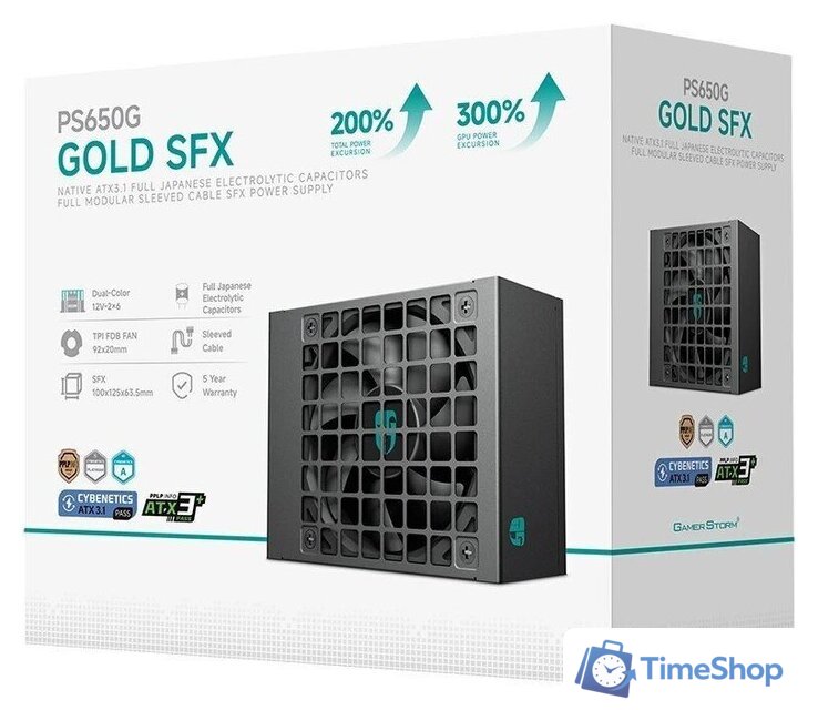 Блок питания GamerStorm PS650G - Изображение №7 — Интернет-магазин Time-Shop