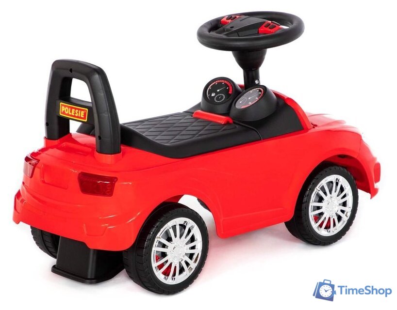 Каталка Полесье SuperCar №5 84583 (красный) - Изображение №4 — Интернет-магазин Time-Shop