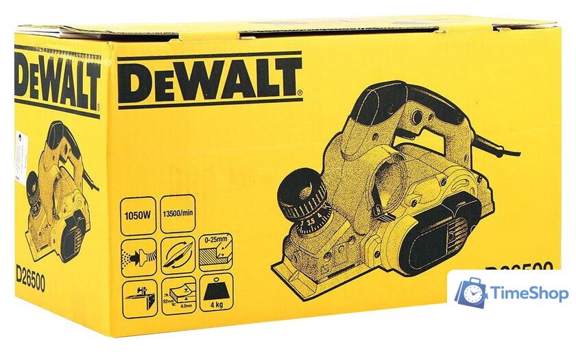 Рубанок DeWalt D26500K - Изображение №7 — Интернет-магазин Time-Shop