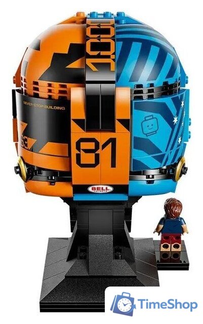 Конструктор LEGO Editions 43017 Шлем McLaren Mastercard F1 Team Oscar Piastri Helmet - Изображение №5 — Интернет-магазин Time-Shop
