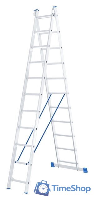 Лестница-стремянка СибрТех 97911 2x11 ступеней - Изображение №1 — Интернет-магазин Time-Shop
