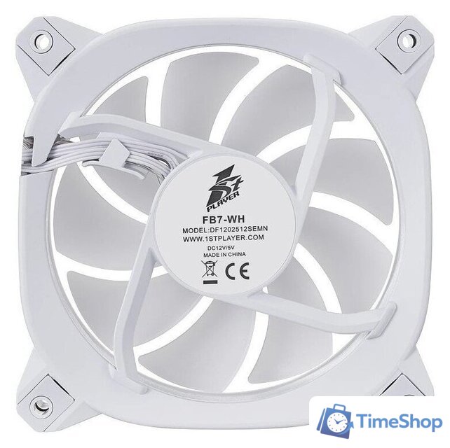 Вентилятор для корпуса 1stPlayer FB7R ARGB (белый) - Изображение №9 — Интернет-магазин Time-Shop