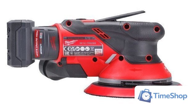 Эксцентриковая шлифмашина Milwaukee M12FROS5-502X 4933493651 (с 2-мя АКБ, кейс) - Изображение №6 — Интернет-магазин Time-Shop