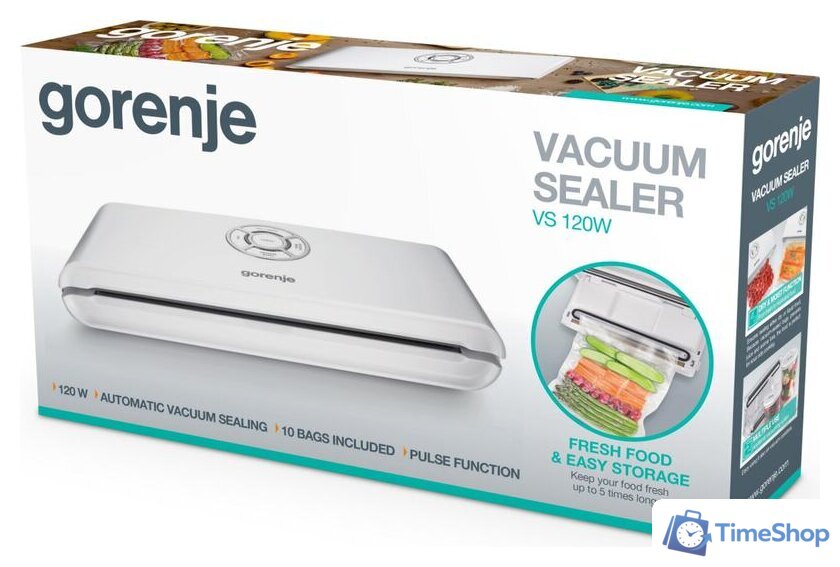 Вакуумный упаковщик Gorenje VS120W - Изображение №5 — Интернет-магазин Time-Shop