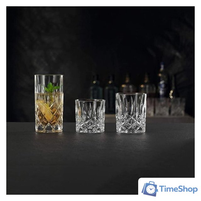 Набор стаканов для воды и напитков Nachtmann Noblesse 101764 - Изображение №6 — Интернет-магазин Time-Shop