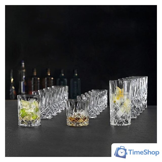 Набор стаканов для воды и напитков Nachtmann Noblesse 101764 - Изображение №7 — Интернет-магазин Time-Shop