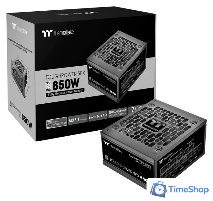 Блок питания Thermaltake Toughpower SFX FMod 850W PS-STP-0850FNFAPE-1 - Изображение №1 — Интернет-магазин Time-Shop