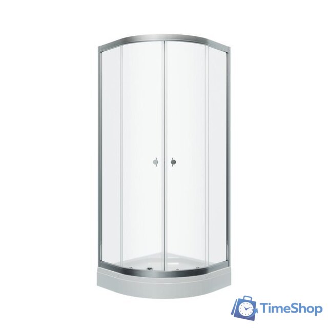 Душевой уголок Triton Альфа-Хром 90х90 (с поддоном) - Изображение №1 — Интернет-магазин Time-Shop