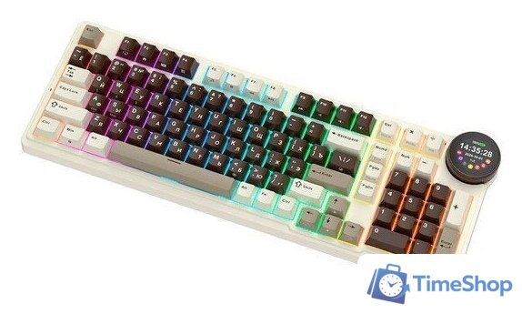 Клавиатура Royal Kludge N99 Mokko Grey (RK Cream) - Изображение №6 — Интернет-магазин Time-Shop