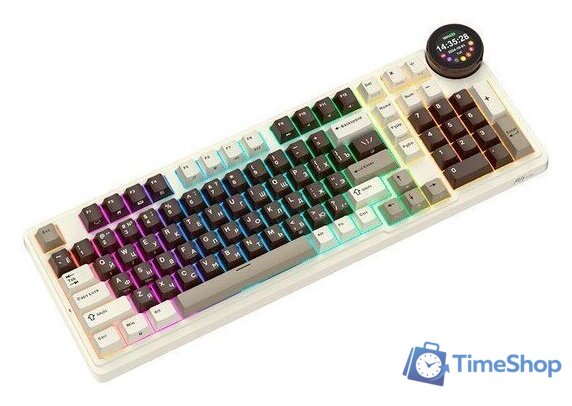 Клавиатура Royal Kludge N99 Mokko Grey (RK Cream) - Изображение №5 — Интернет-магазин Time-Shop