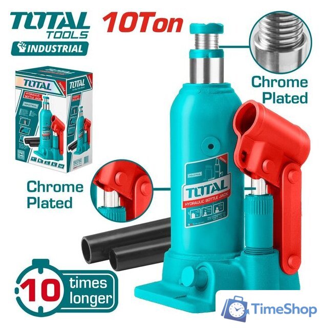 Бутылочный домкрат Total THT109104 10т - Изображение №1 — Интернет-магазин Time-Shop