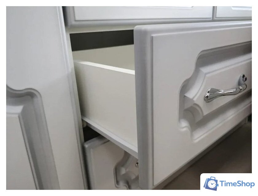 Комод Bravo Мебель Лак (белый-белый жемчуг) - Изображение №4 — Интернет-магазин Time-Shop