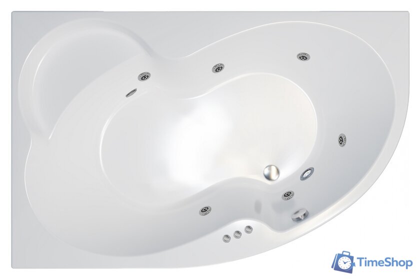 Ванна Triton Мари 170x110 R Релакс Flat (с гидромассажем) - Изображение №1 — Интернет-магазин Time-Shop