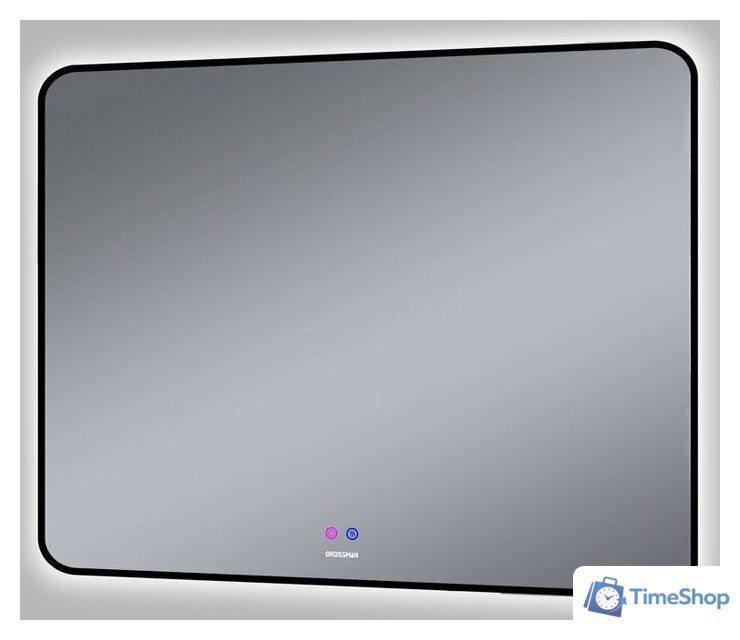  Grossman Зеркало Elegans-норма Black LED 17100802 (с сенсорным выключателем и подогревом) - Изображение №2 — Интернет-магазин Time-Shop