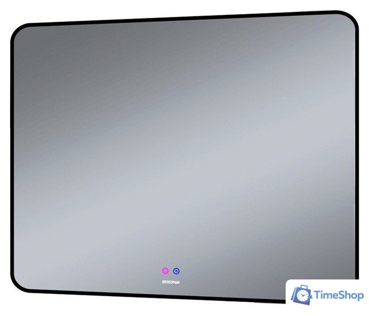  Grossman Зеркало Elegans-норма Black LED 17100802 (с сенсорным выключателем и подогревом) - Изображение №1 — Интернет-магазин Time-Shop