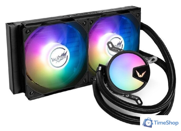 Система жидкостного охлаждения для процессора Valkyrie A240 ARGB (черный) - Изображение №1 — Интернет-магазин Time-Shop