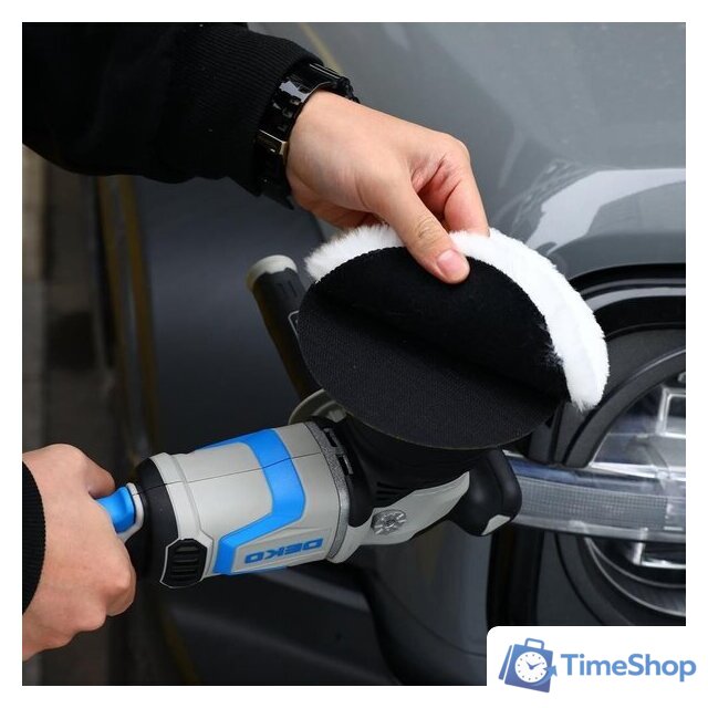 Полировальная машина Deko KDCP20DA PRO 081-1029 (с 1-им АКБ) - Изображение №6 — Интернет-магазин Time-Shop