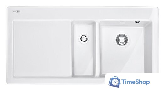 Кухонная мойка Franke Mythos MTK 651-100 (белый, чаша справа) - Изображение №1 — Интернет-магазин Time-Shop