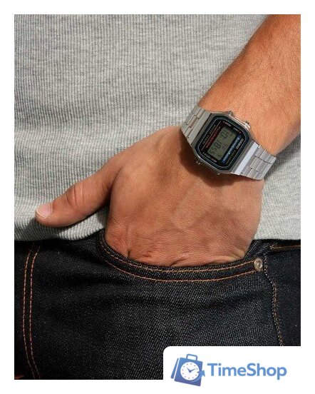 Наручные часы Casio A-168WA-1Q - Изображение №6 — Интернет-магазин Time-Shop