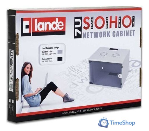 Шкаф телекоммуникационный Lande NETbox SOHO LN-SH12U5440-BL-F0-0 19