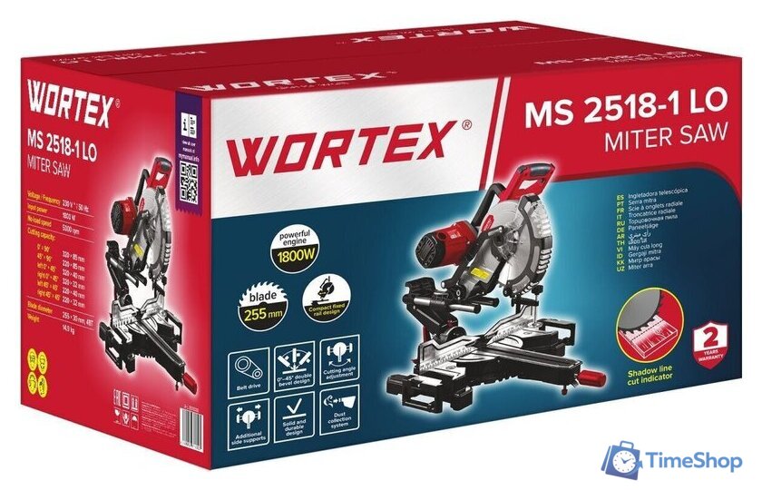 Торцовочная пила Wortex MS 2518-1 LO 2329002 - Изображение №13 — Интернет-магазин Time-Shop