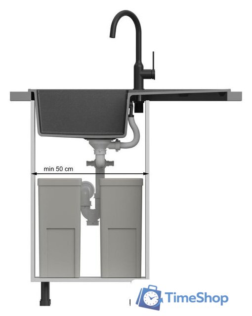 Кухонная мойка Quadron HCQE8650U1_PVDC1_P2O - Изображение №6 — Интернет-магазин Time-Shop