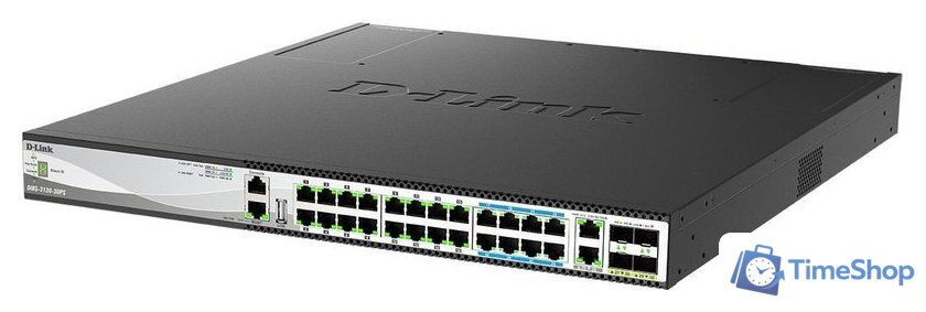 Управляемый коммутатор 3-го уровня D-Link DMS-3130-30PS/A1A - Изображение №3 — Интернет-магазин Time-Shop