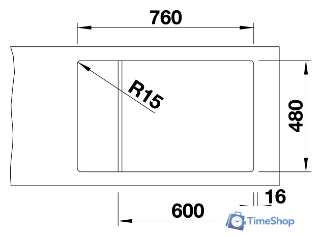 Кухонная мойка Blanco Elon XL 6 S (белый) 524838 - Изображение №3 — Интернет-магазин Time-Shop