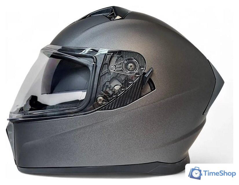 Мотошлем AIM JK320 320-005-L (L, серый металлик) - Изображение №2 — Интернет-магазин Time-Shop