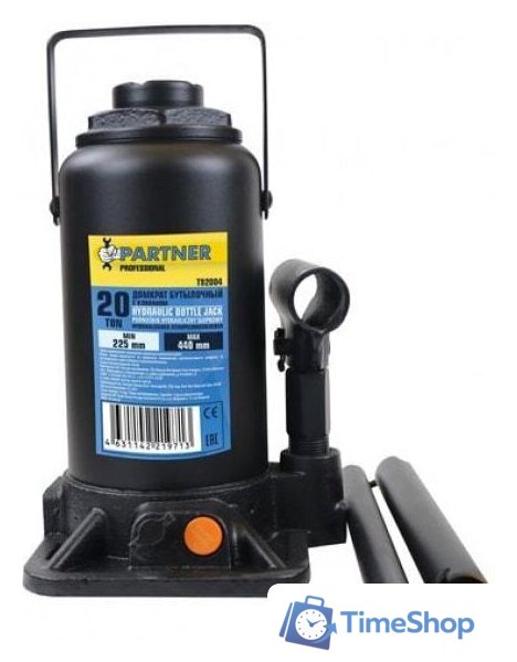 Бутылочный домкрат Partner PA-T92004 20т - Изображение №2 — Интернет-магазин Time-Shop