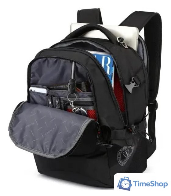 Городской рюкзак Sumdex PJN-307BK (черный) - Изображение №6 — Интернет-магазин Time-Shop