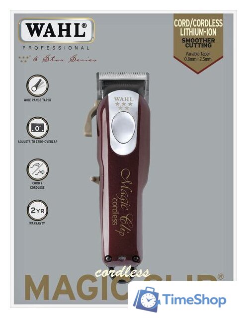 Машинка для стрижки волос Wahl Cordless Magic Clip 8148-2316H - Изображение №3 — Интернет-магазин Time-Shop