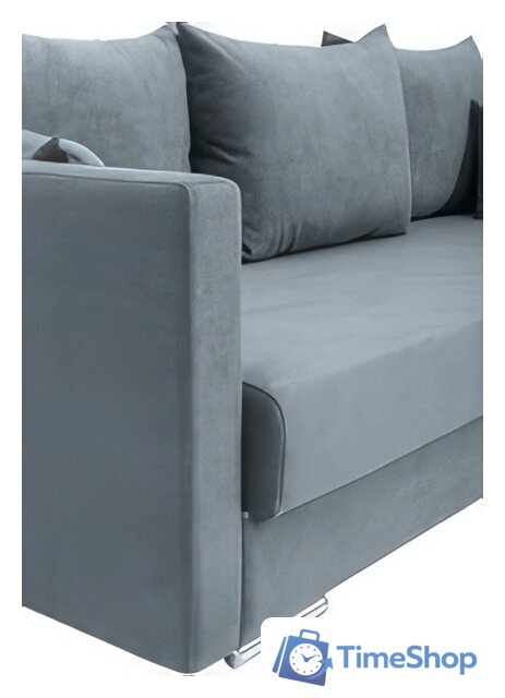 Диван Krones Эллада мод.2 (велюр, графит) - Изображение №3 — Интернет-магазин Time-Shop