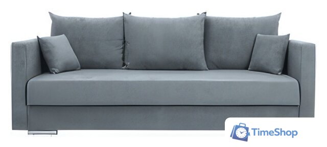 Диван Krones Эллада мод.2 (велюр, графит) - Изображение №1 — Интернет-магазин Time-Shop