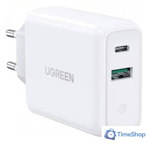 Сетевое зарядное Ugreen CD170 60468 (белый) - Изображение №1 — Интернет-магазин Time-Shop