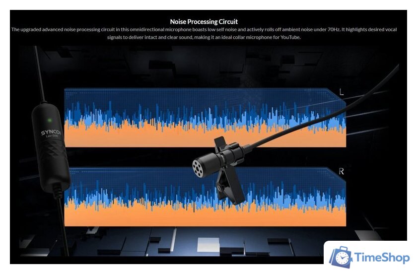 Проводной микрофон Synco Lav-S6E - Изображение №4 — Интернет-магазин Time-Shop