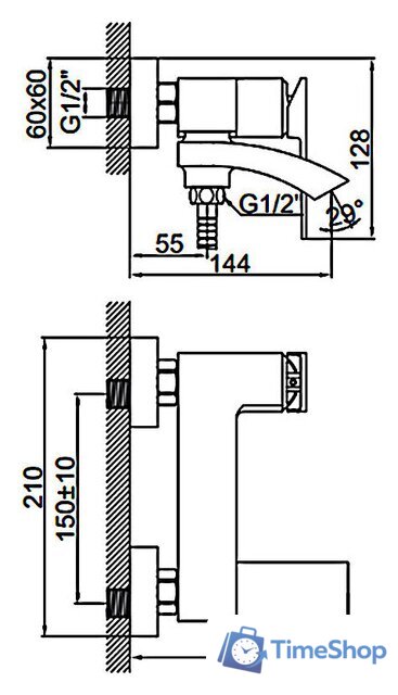 Смеситель Ledeme L3178U - Изображение №2 — Интернет-магазин Time-Shop