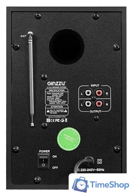 Акустика Ginzzu GM-405 - Изображение №2 — Интернет-магазин Time-Shop