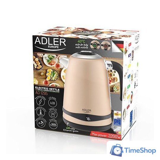 Электрический чайник Adler AD 1295 SS - Изображение №6 — Интернет-магазин Time-Shop