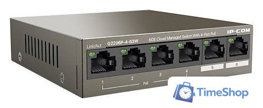 Настраиваемый коммутатор IP-COM G2206P-4-63W - Изображение №2 — Интернет-магазин Time-Shop