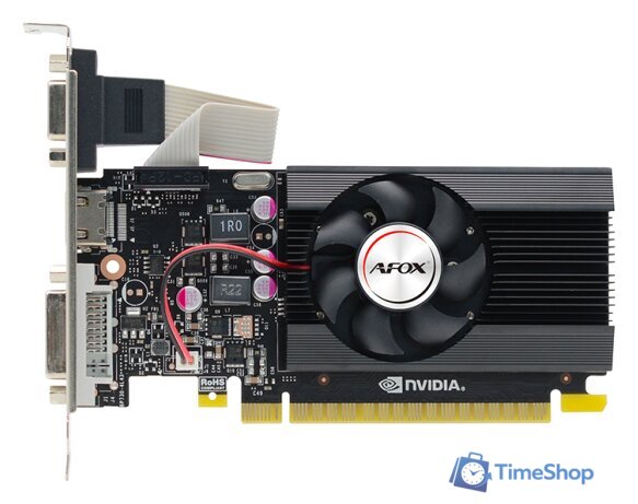 Видеокарта AFOX Geforce GT 710 4GB DDR3 AF710-4096D3L7-V1 - Изображение №1 — Интернет-магазин Time-Shop