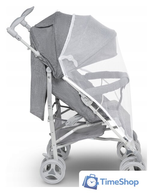 Коляска прогулочная «трость» Lionelo Irma (серый/темно-серый) - Изображение №3 — Интернет-магазин Time-Shop