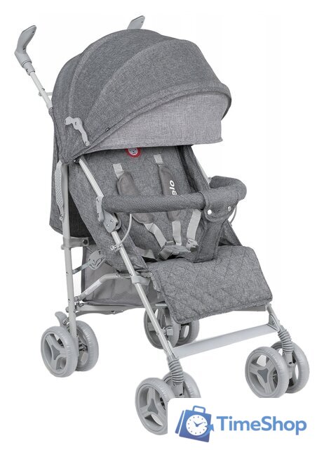 Коляска прогулочная «трость» Lionelo Irma (серый/темно-серый) - Изображение №1 — Интернет-магазин Time-Shop