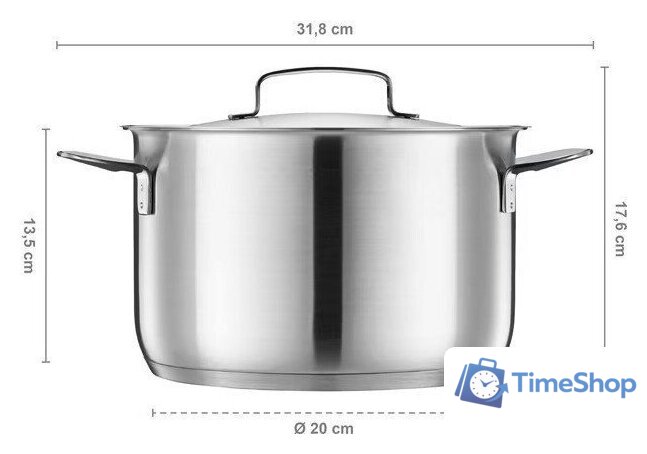 Кастрюля Fiskars All Steel 1064752 - Изображение №2 — Интернет-магазин Time-Shop