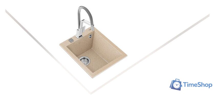 Кухонная мойка TEKA ForSquare 34.40 TG (авена бежевый) - Изображение №2 — Интернет-магазин Time-Shop