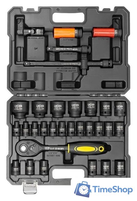 Универсальный набор инструментов JCB 4323-5MPB (60553) - Изображение №10 — Интернет-магазин Time-Shop