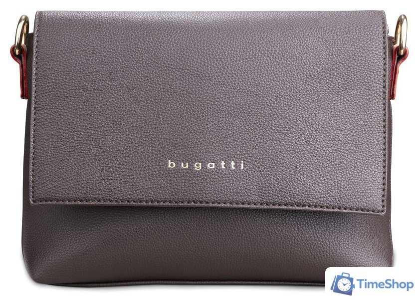 Женская сумка Bugatti Ella 49662802 (темно-коричневый) - Изображение №3 — Интернет-магазин Time-Shop